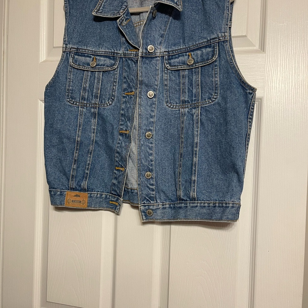 Classic Blue Denim Vest for Women